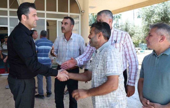 BEŞİKÇİ, HUZURKENT’TE 5 MAHALLE MUHTARI VE VATANDAŞLARLA BULUŞTU