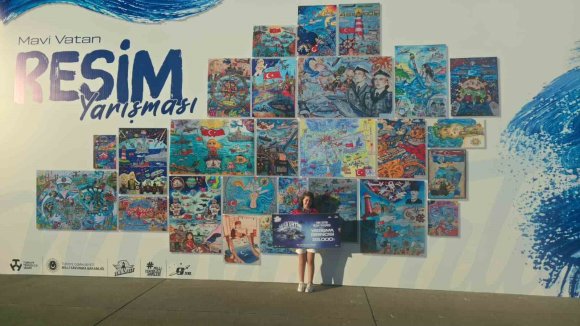 HATAYLI MİNİK RESSAM TEKNOFEST MAVİ VATAN’DA ELDE ETTİĞİ BAŞARIYLA GURURLANDIRDI