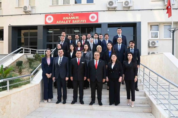 HSK 2. DAİRE ÜYESİ ARSLAN, ANAMUR’DA YARGI MENSUPLARIYLA BİR ARAYA GELDİ