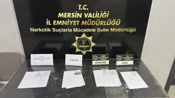 MERSİN’DE UYUŞTURUCU OPERASYONU: 3 TUTUKLAMA