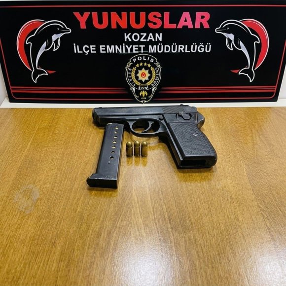 ADANA POLİSİ SİLAH ELE GEÇİRDİ