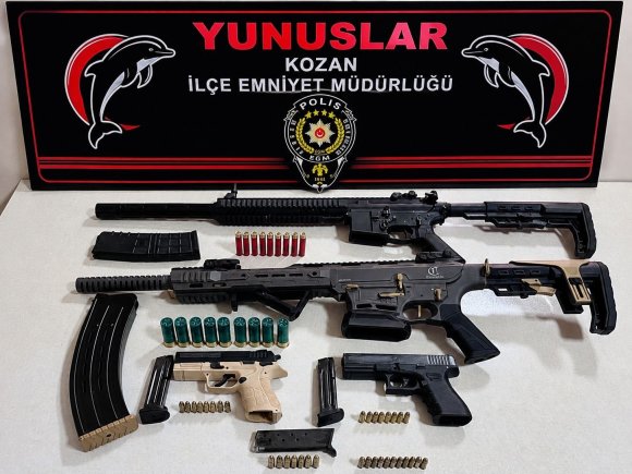 ADANA POLİSİ SİLAH ELE GEÇİRDİ