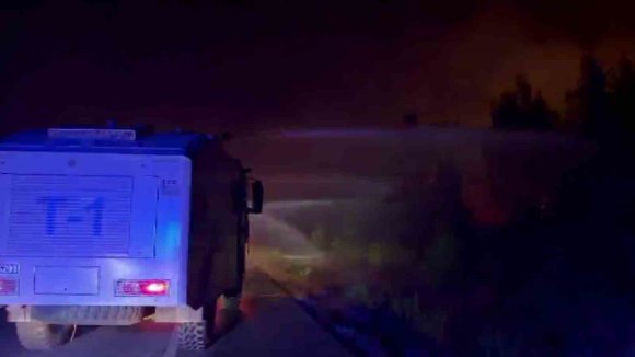 TOMA’LAR YANGIN BÖLGESİNDE GÖREVDE