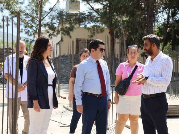 AKÇALI AİLE SAĞLIĞI MERKEZİ’NİN YENİ HİZMET BİNASINDA ÇALIŞMALAR SÜRÜYOR