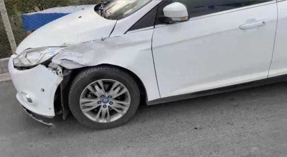 OSMANİYE’DE MOTOSİKLET İLE OTOMOBİL ÇARPIŞTI: 1 YARALI