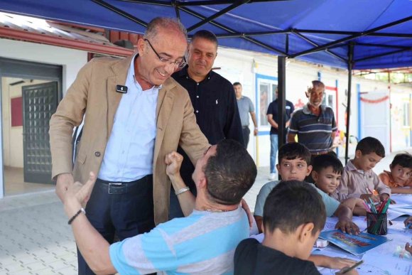 BAŞKAN YAPAR, ÇOCUKLARIN MUTLULUĞUNA ORTAK OLDU