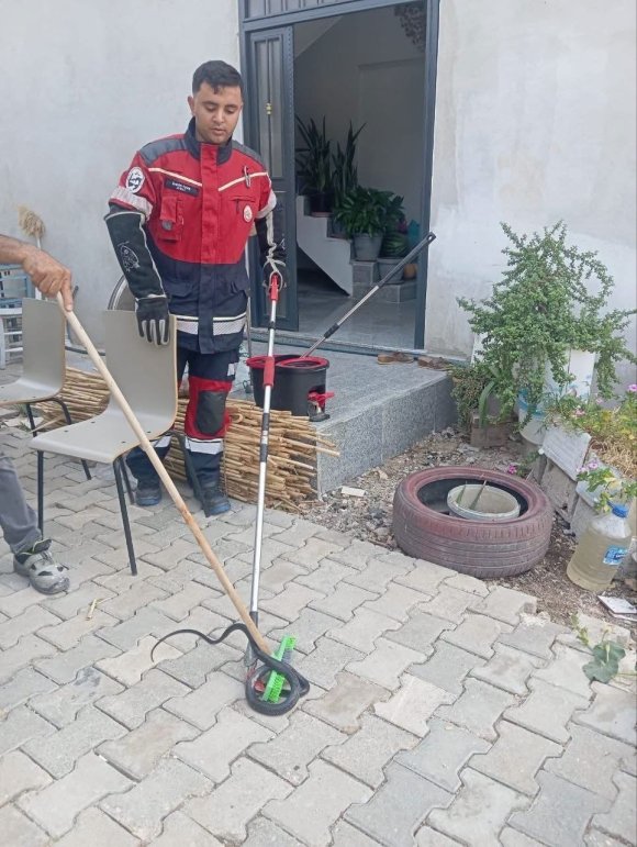 ANTAKYA VE HASSA’DA YERLEŞİM YERLERİNDE GÖRÜLEN YILANLAR YAKALANDI
