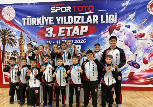 KARATE MÜSABAKALARINDA 43 MADALYA KAZANDILAR