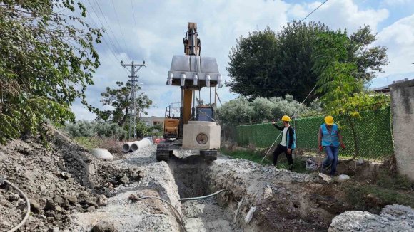SAMANDAĞ’DA 82 KİLOMETRELİK KANALİZASYON PROJESİ SÜRÜYOR