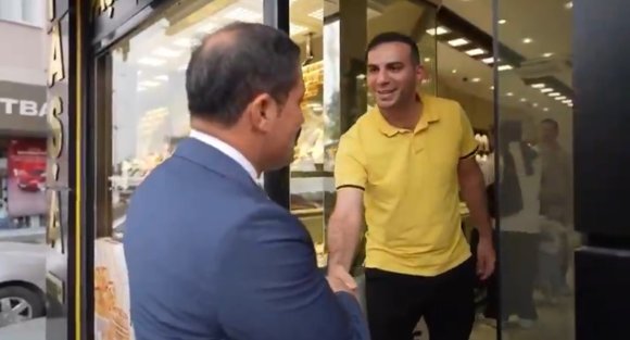 VALİ MASATLI, ERZİN’DE ESNAFLARLA BİR ARAYA GELDİ