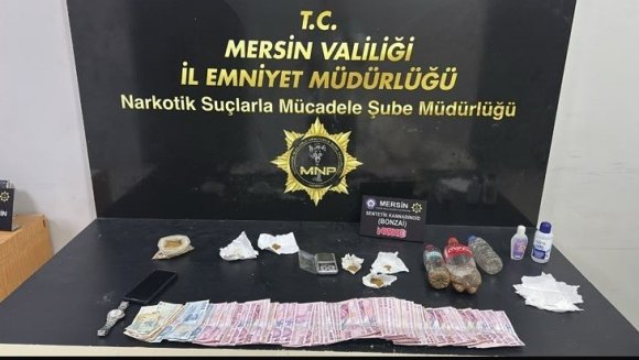 MERSİN’DE UYUŞTURUCU OPERASYONU: 2 TUTUKLAMA