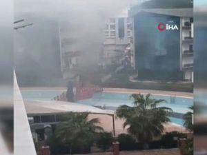 Antalya’da rezidans yangını