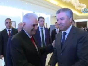 Yıldırım,  Vyaçeslav Volodin ile görüştü