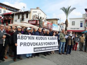 Antalya’da Emek ve Demokrasi Güçleri'nden Kudüs açıklaması