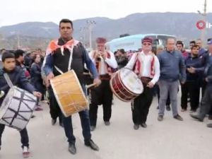 Demre’de deve güreşi heyecanı yaşandı